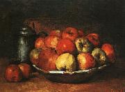Gustave Courbet Still Life with Apples and Pomegranates Spain oil painting reproduction